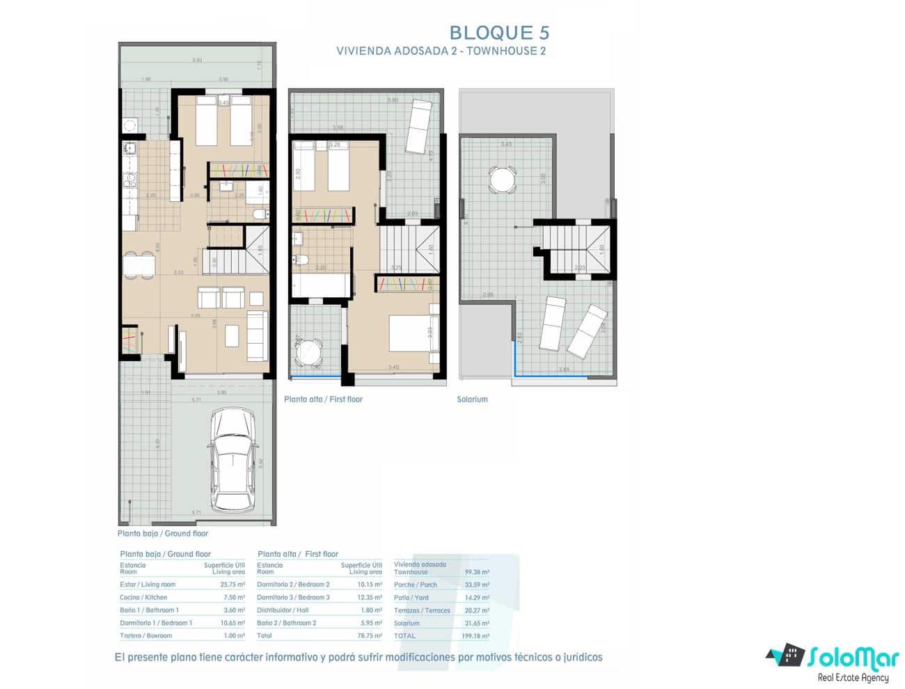 3 sovrum Hus till salu i Torre de la Horadada med pool - 419 900 € (Ref: 8632731)