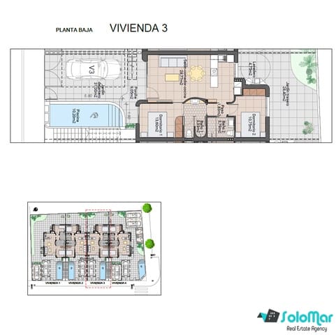 2 soverom Bungalow til salgs i Pilar de la Horadada ciudad, Pilar de la Horadada med svømmebasseng - € 274 900 (Ref: 8647367)