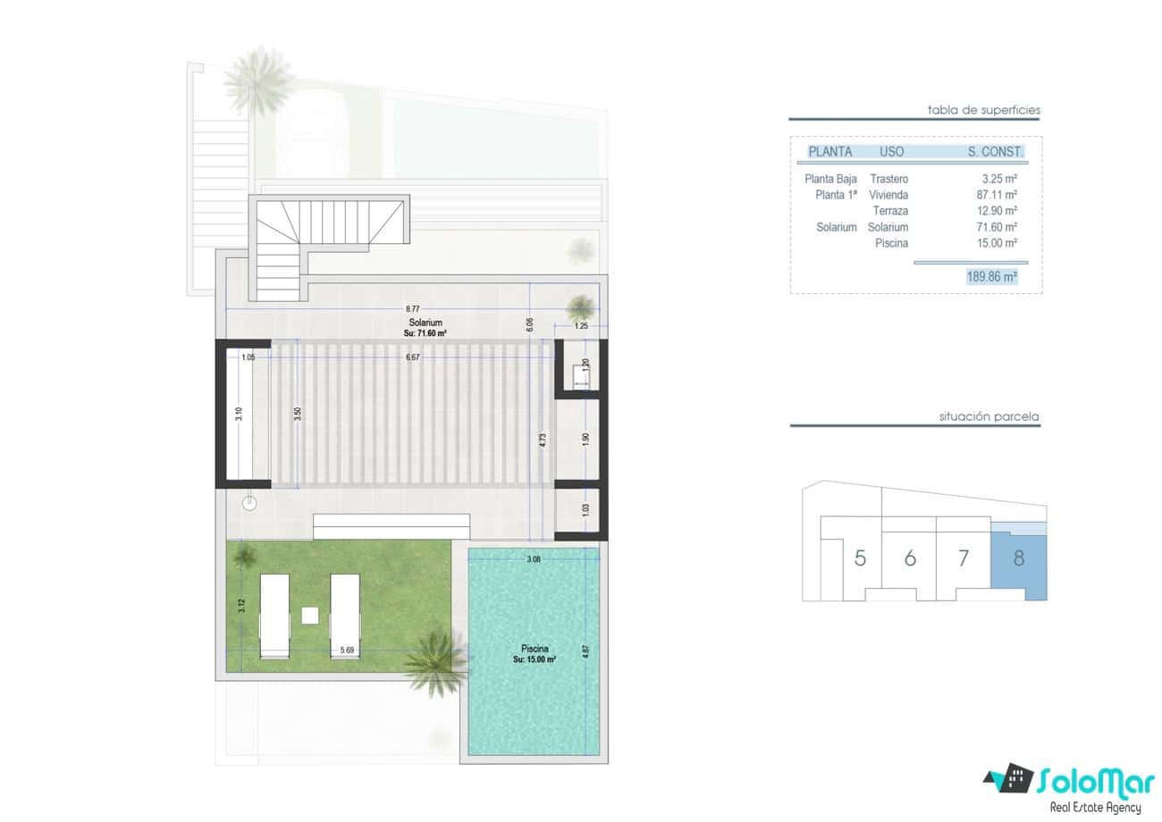 3 slaapkamer Bungalow te koop in San Pedro del Pinatar met zwembad - € 449.000 (Ref: 8697558)