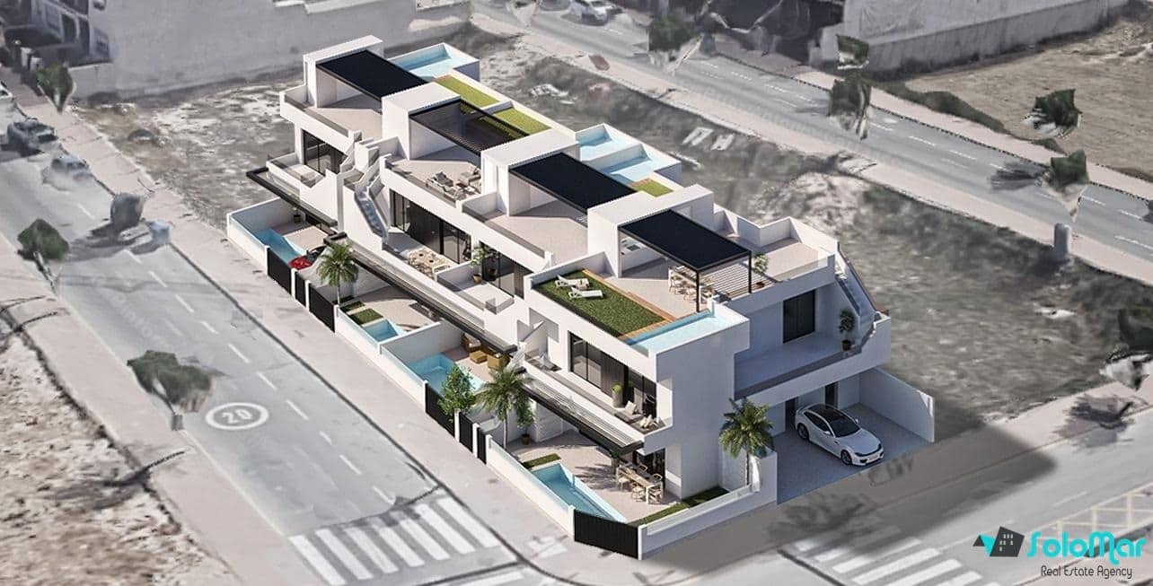 3 slaapkamer Bungalow te koop in San Pedro del Pinatar met zwembad - € 449.000 (Ref: 8697558)