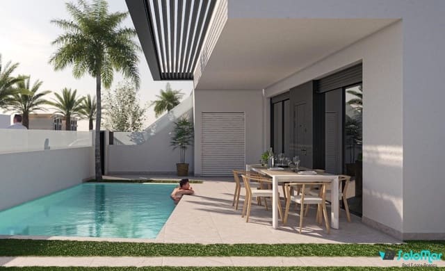 3 bedroom Bungalow for sale in Los Peñascos - El Salero - Los Imbernones, San Pedro del Pinatar with pool - € 409,000 (Ref: 8697559)