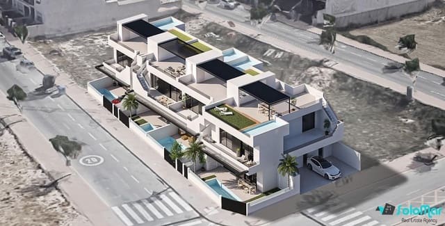 3 bedroom Bungalow for sale in Los Peñascos - El Salero - Los Imbernones, San Pedro del Pinatar with pool - € 409,000 (Ref: 8697559)