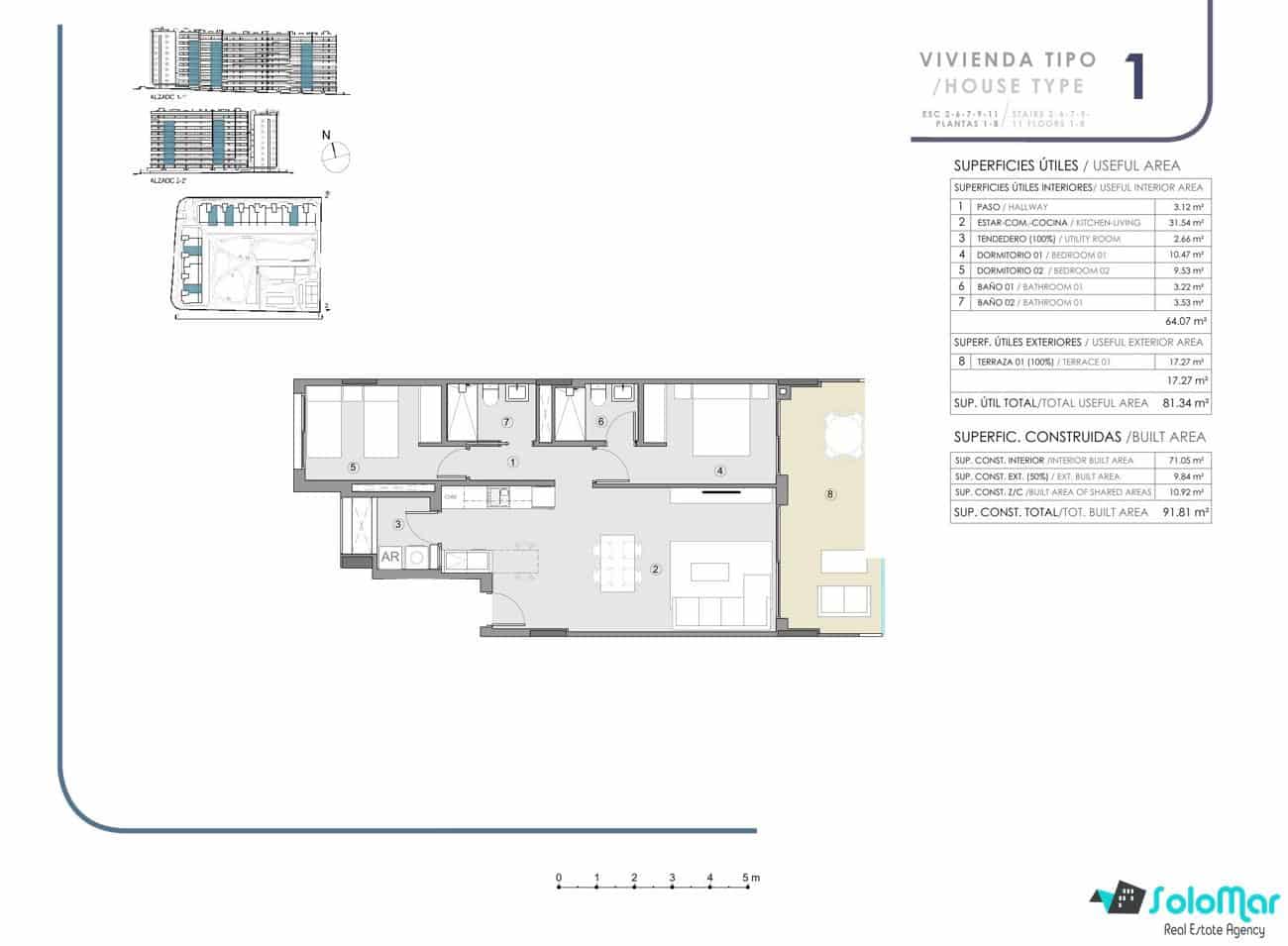 2 slaapkamer Appartement te koop in Punta Prima met zwembad - € 334.000 (Ref: 8728639)