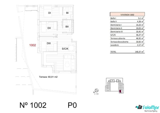 3 slaapkamer Appartement te koop in San Miguel de Salinas met zwembad - € 274.900 (Ref: 8758772)