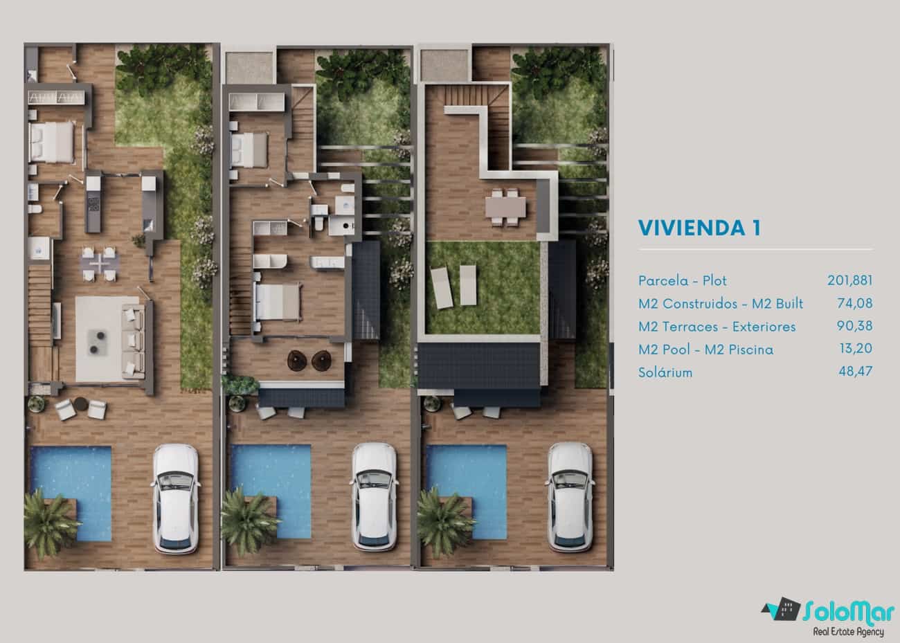 3 bedroom Villa for sale in San Pedro del Pinatar with pool - € 479,900 (Ref: 8769294)