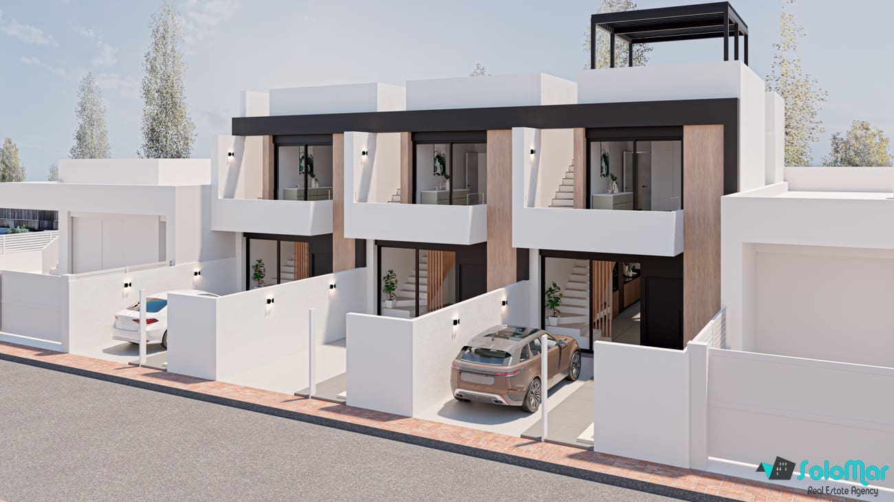 3 quarto Casa em Banda para venda em San Pedro del Pinatar com piscina - 305 000 € (Ref: 8769295)