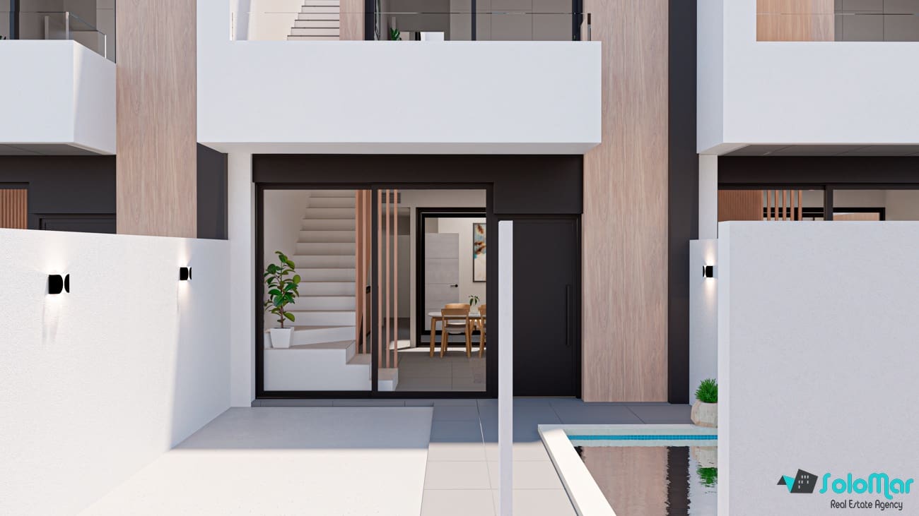 3 quarto Casa em Banda para venda em San Pedro del Pinatar com piscina - 305 000 € (Ref: 8769295)