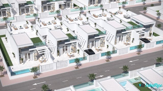 Chalet de 3 habitaciones en Las Lomas de Rame - Bahía Bella, Los Alcázares en venta con piscina - 374.000 € (Ref: 8772645)