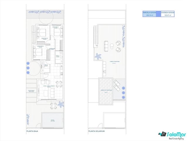 Chalet de 3 habitaciones en Las Lomas de Rame - Bahía Bella, Los Alcázares en venta con piscina - 374.000 € (Ref: 8772645)