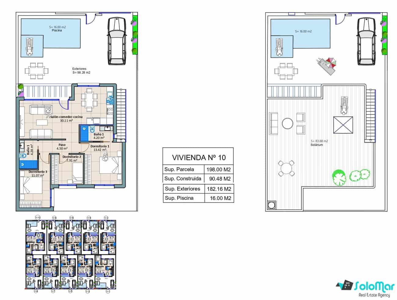 3 bedroom Villa for sale in Torre-Pacheco with pool - € 319,900 (Ref: 8772803)