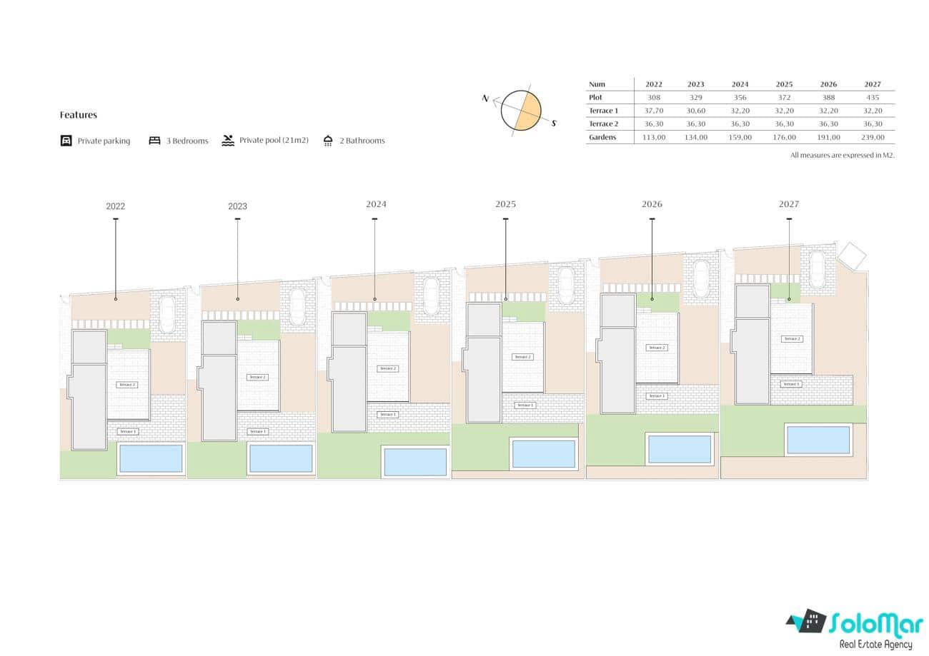 3 bedroom Villa for sale in Algorfa with pool - € 525,000 (Ref: 8777619)