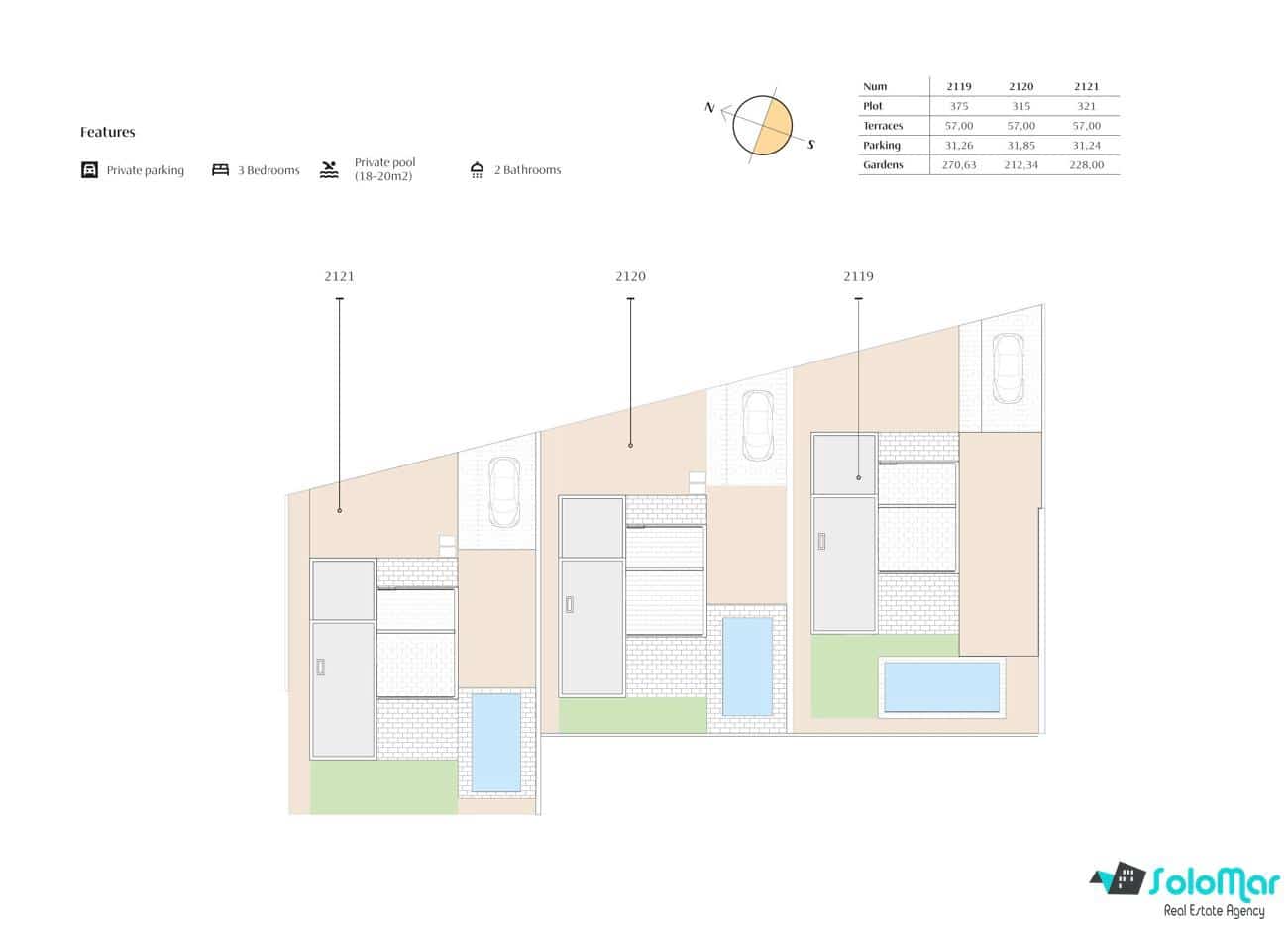 3 bedroom Villa for sale in Algorfa with pool - € 469,000 (Ref: 8777620)