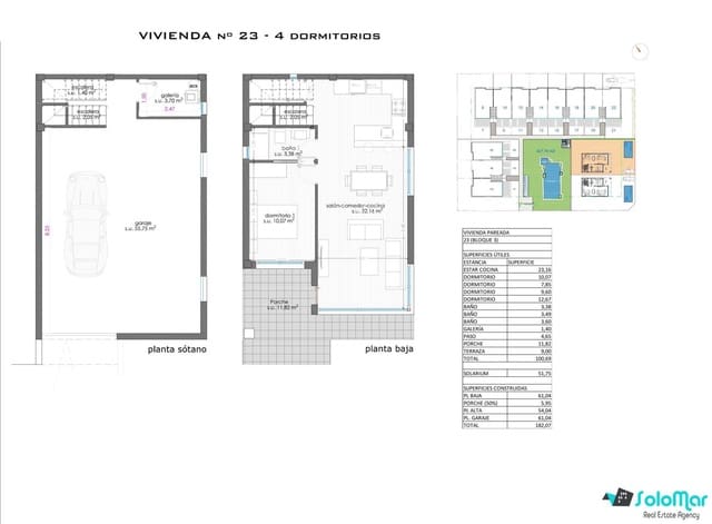 4 sypialnia Apartament na sprzedaż w Punta Prima, Torrevieja z basenem - 699 900 € (Ref: 8792994)