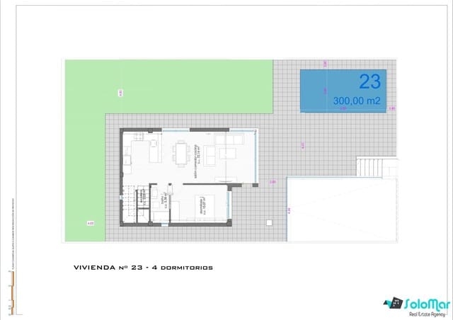 4 makuuhuone Huvila myytävänä paikassa Punta Prima, Torrevieja mukana uima-altaan - 699 900 € (Ref: 8792994)