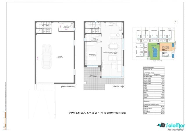 4 makuuhuone Huvila myytävänä paikassa Punta Prima, Torrevieja mukana uima-altaan - 699 900 € (Ref: 8792994)