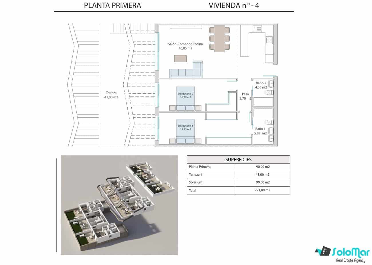 2 bedroom Bungalow for sale in Finestrat with pool - € 409,900 (Ref: 8793028)