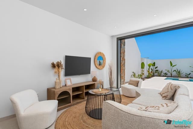 3 chambre Villa/Maison à vendre à Las Lomas de Rame - Bahía Bella, Los Alcázares avec piscine - 489 900 € (Ref: 8807348)