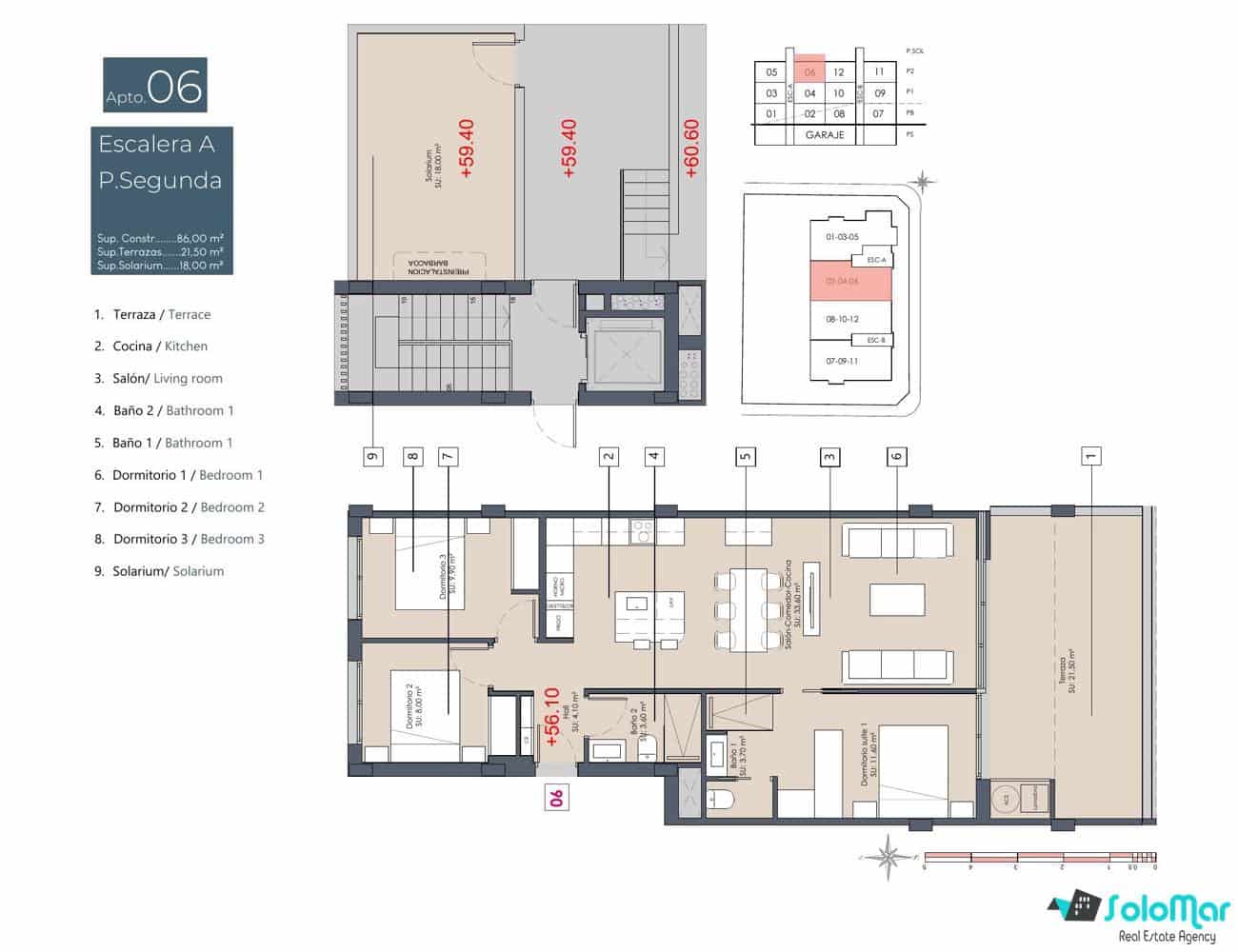 3 bedroom Penthouse for sale in Benijofar with pool - € 399,900 (Ref: 8893831)