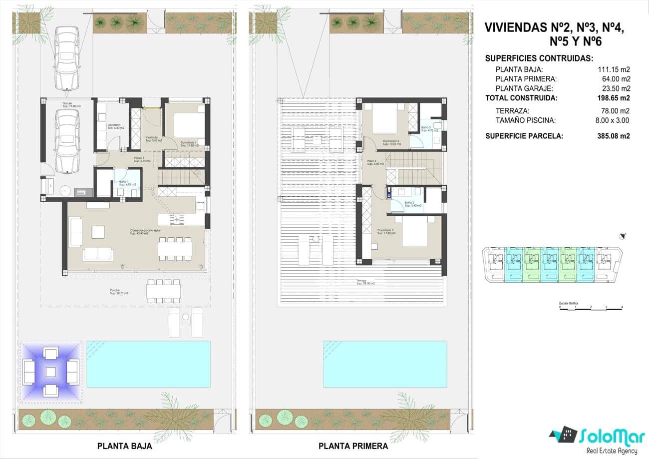 3 slaapkamer Villa te koop in Roldan met zwembad garage - € 995.000 (Ref: 8915870)