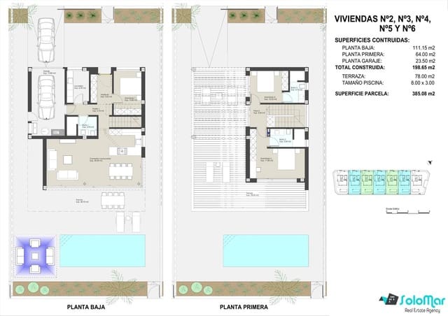 3 slaapkamer Villa te koop in Roldan, Torre-Pacheco met zwembad garage - € 995.000 (Ref: 8915870)