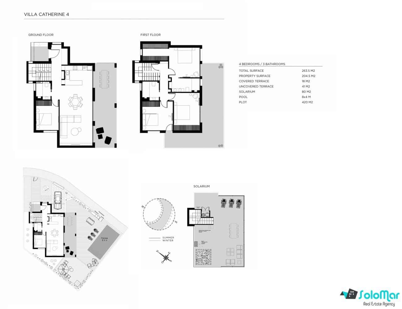 4 makuuhuone Huvila myytävänä paikassa Dona Pepa mukana uima-altaan 
autotalli - 774 452 € (Ref: 8971263)