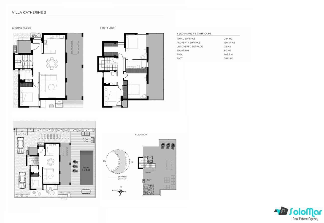 4 sypialnia Willa na sprzedaż w Dona Pepa z basenem garażem - 731 060 € (Ref: 8971264)