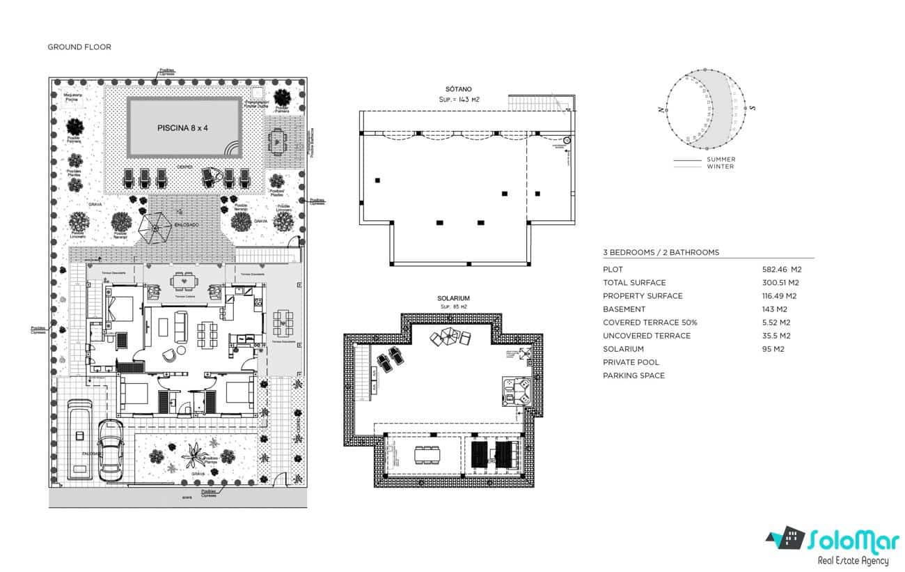3 camera da letto Villa in vendita in Dona Pepa con piscina garage - 681.920 € (Rif: 8973376)