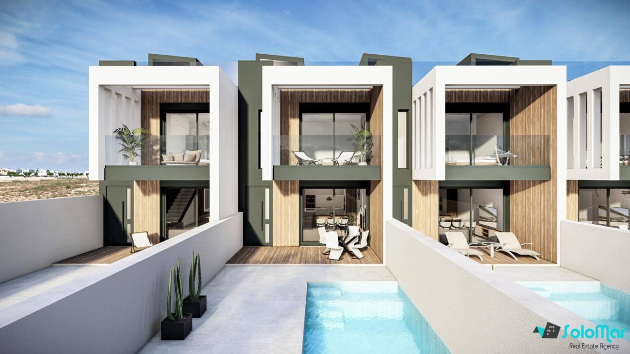 3 makuuhuone Omakotitalo myytävänä paikassa Pilar de la Horadada mukana uima-altaan - 385 000 € (Ref: 8987383)