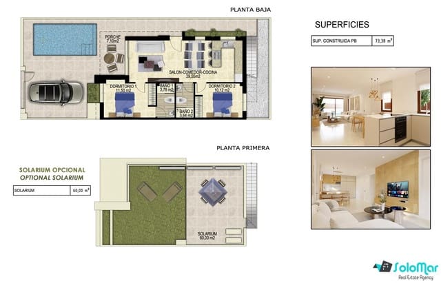 2 soveværelse Villa til salg i Orihuela Costa, Orihuela med swimmingpool - € 345.000 (Ref: 8992928)