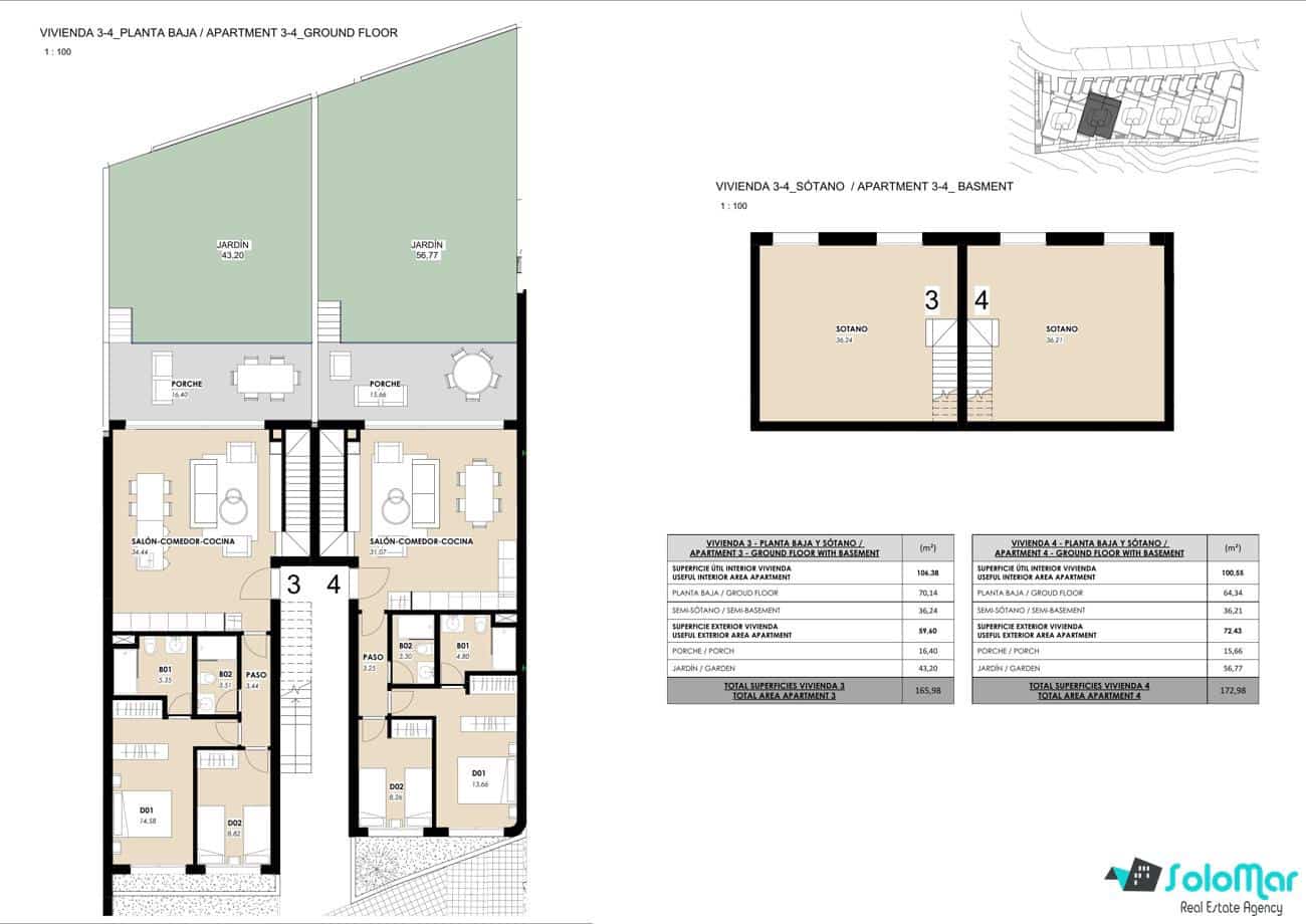 2 soveværelse Lejlighed til salg i Torrevieja med swimmingpool - € 550.000 (Ref: 9051773)