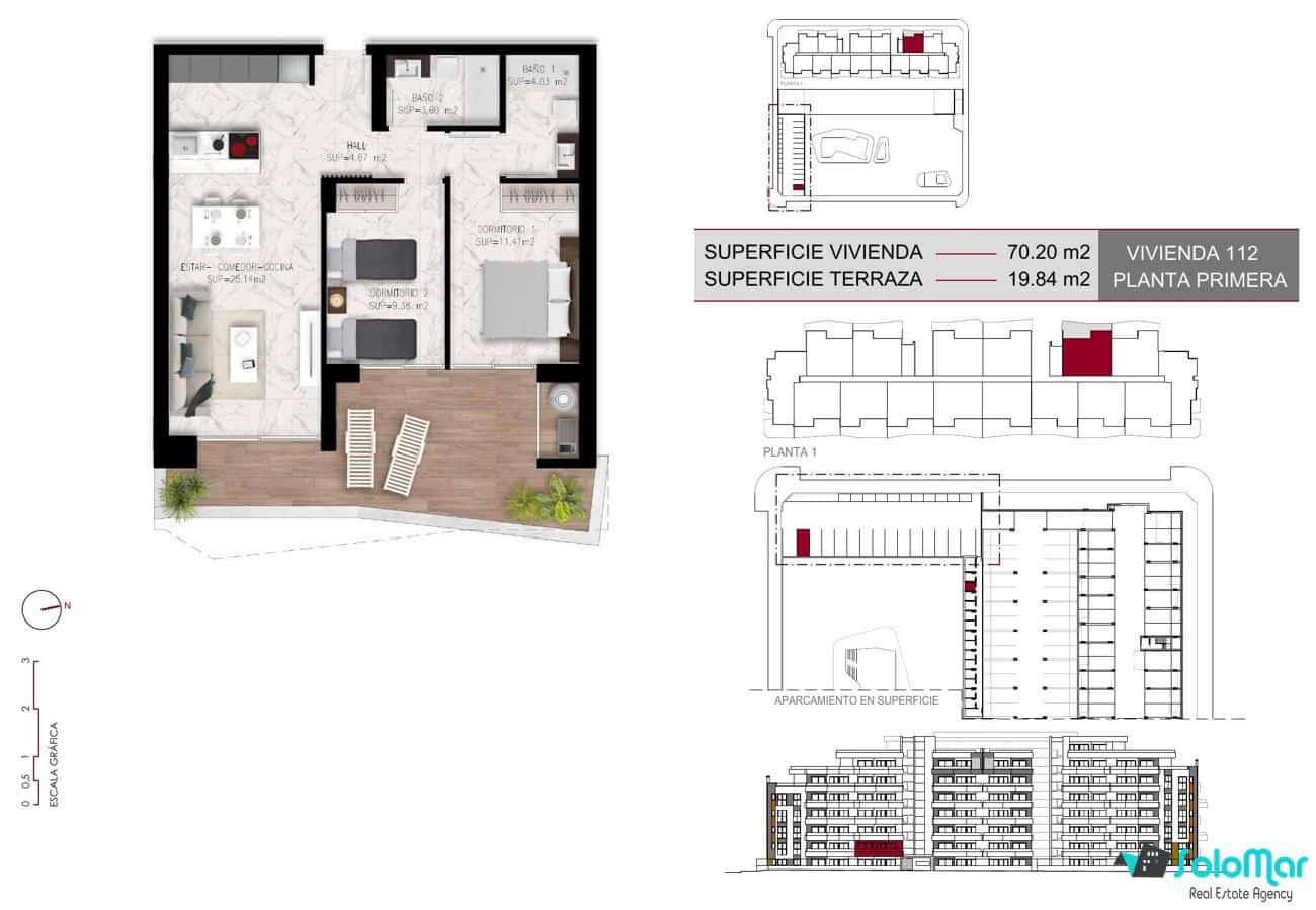2 slaapkamer Appartement te koop in San Miguel de Salinas met zwembad - € 219.000 (Ref: 9058230)