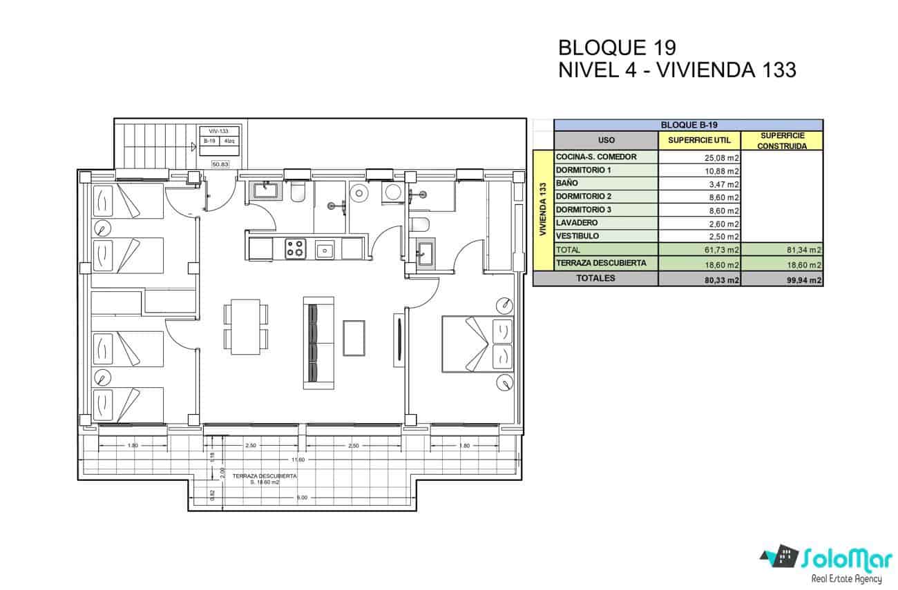 3 chambre Appartement à vendre à Xeresa avec piscine - 275 000 € (Ref: 9113092)