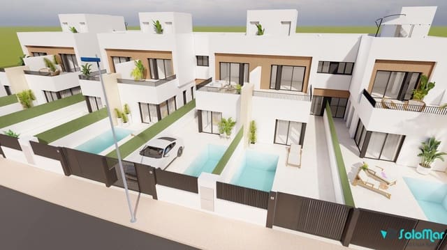 3 quarto Casa em Banda para venda em Santiago de la Ribera, San Javier com piscina - 366 000 € (Ref: 9123717)