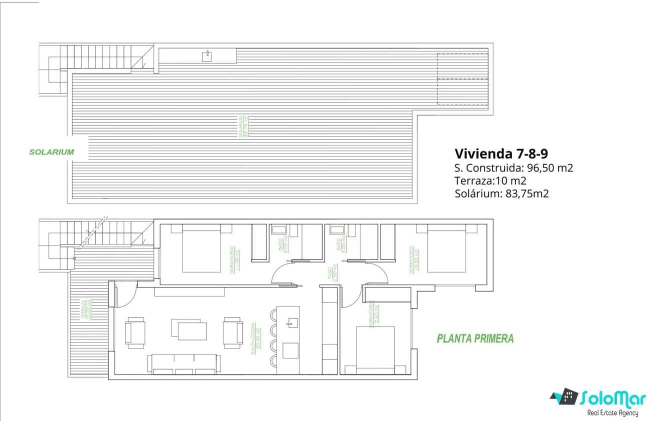 3 bedroom Bungalow for sale in San Pedro del Pinatar with pool - € 299,900 (Ref: 9123718)