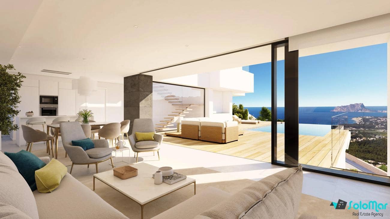 3 makuuhuone Huvila myytävänä paikassa Cumbre del Sol mukana uima-altaan - 2 135 000 € (Ref: 9146118)