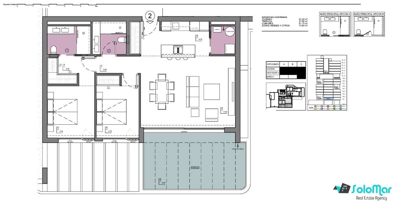 2 camera da letto Appartamento in vendita in Calpe / Calp con piscina - 587.000 € (Rif: 9147988)