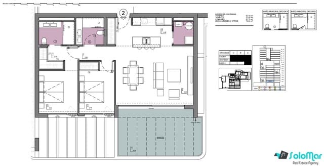 2 camera da letto Appartamento in vendita in Levante - Playa Fossa, Calpe / Calp con piscina - 587.000 € (Rif: 9147988)