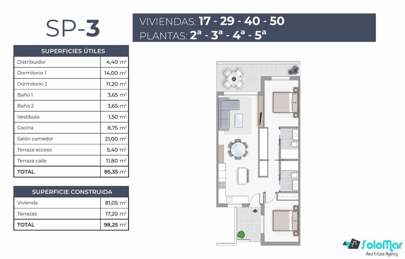 2 chambre Appartement à vendre à Torrevieja avec piscine - 263 000 € (Ref: 9159966)