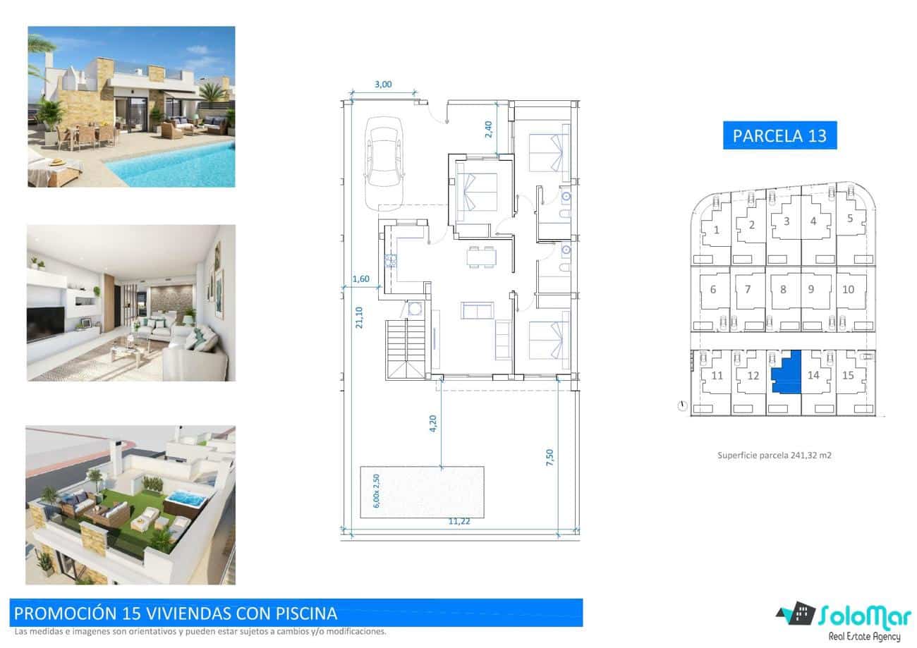 3 bedroom Villa for sale in San Fulgencio with pool - € 392,000 (Ref: 9162815)