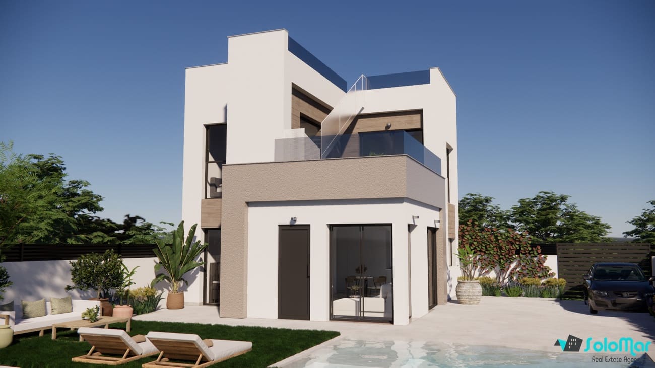 3 soveværelse Villa til salg i Orihuela Costa med swimmingpool - € 377.900 (Ref: 9168242)