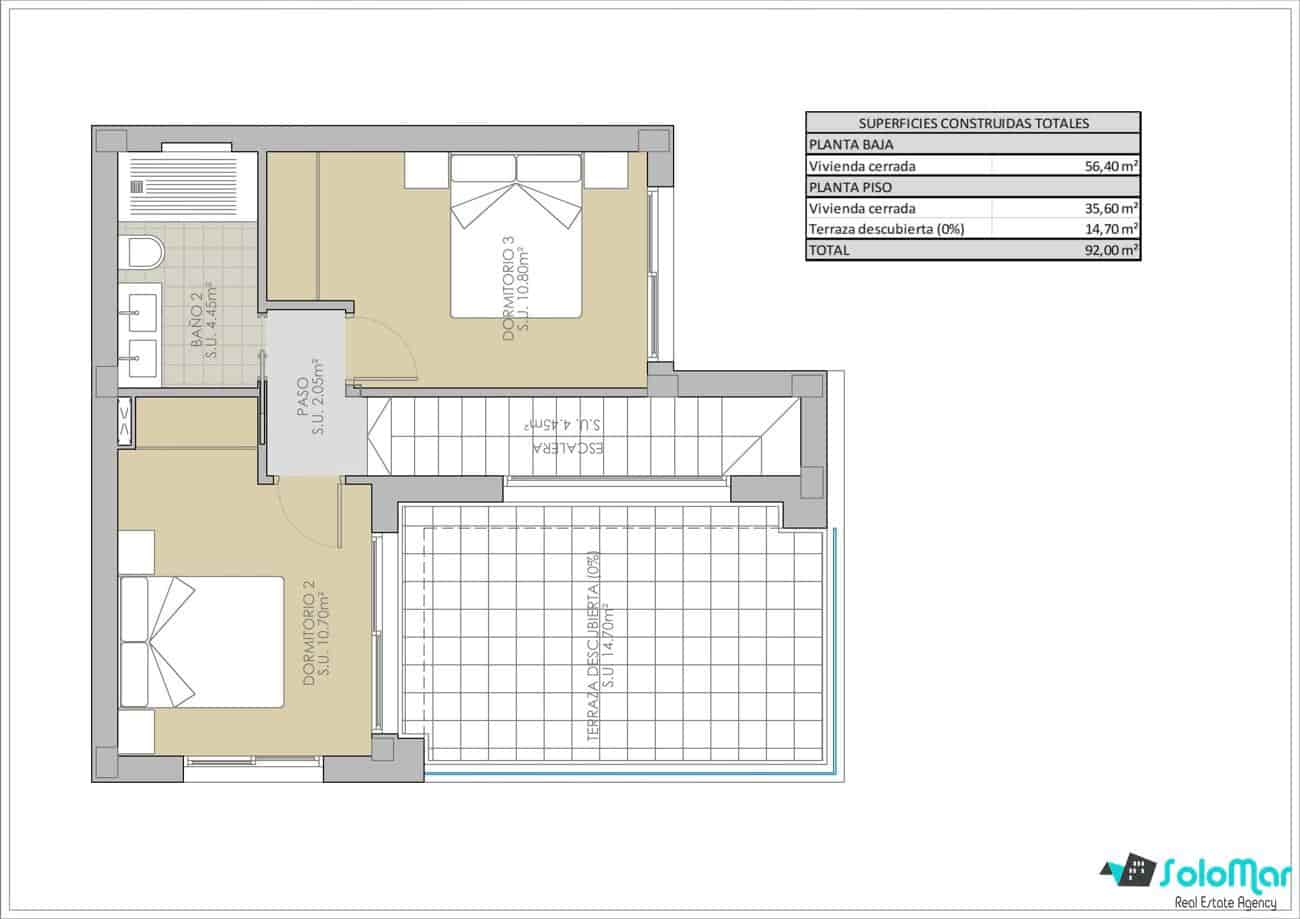 3 bedroom Villa for sale in Orihuela Costa with pool - € 374,900 (Ref: 9168243)