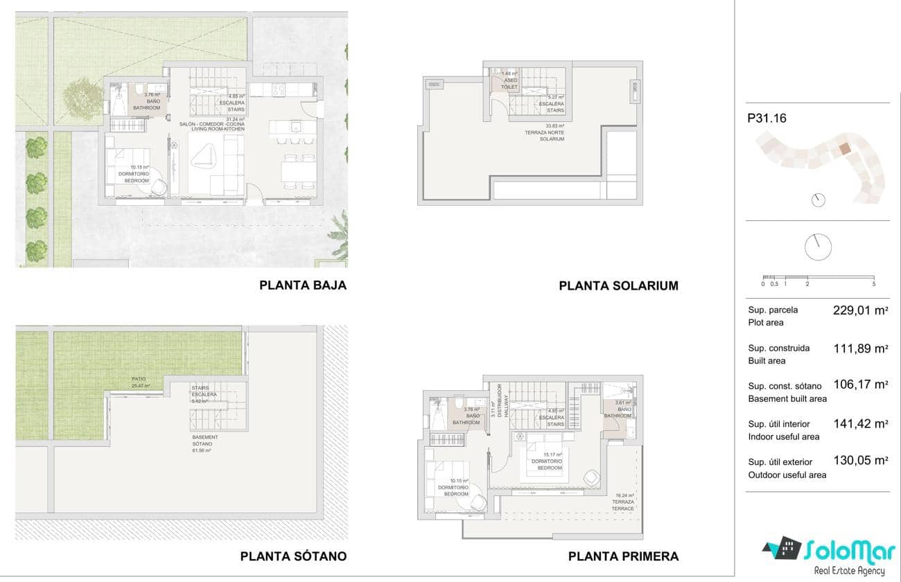 3 bedroom Villa for sale in Torre-Pacheco with pool - € 760,000 (Ref: 9170534)