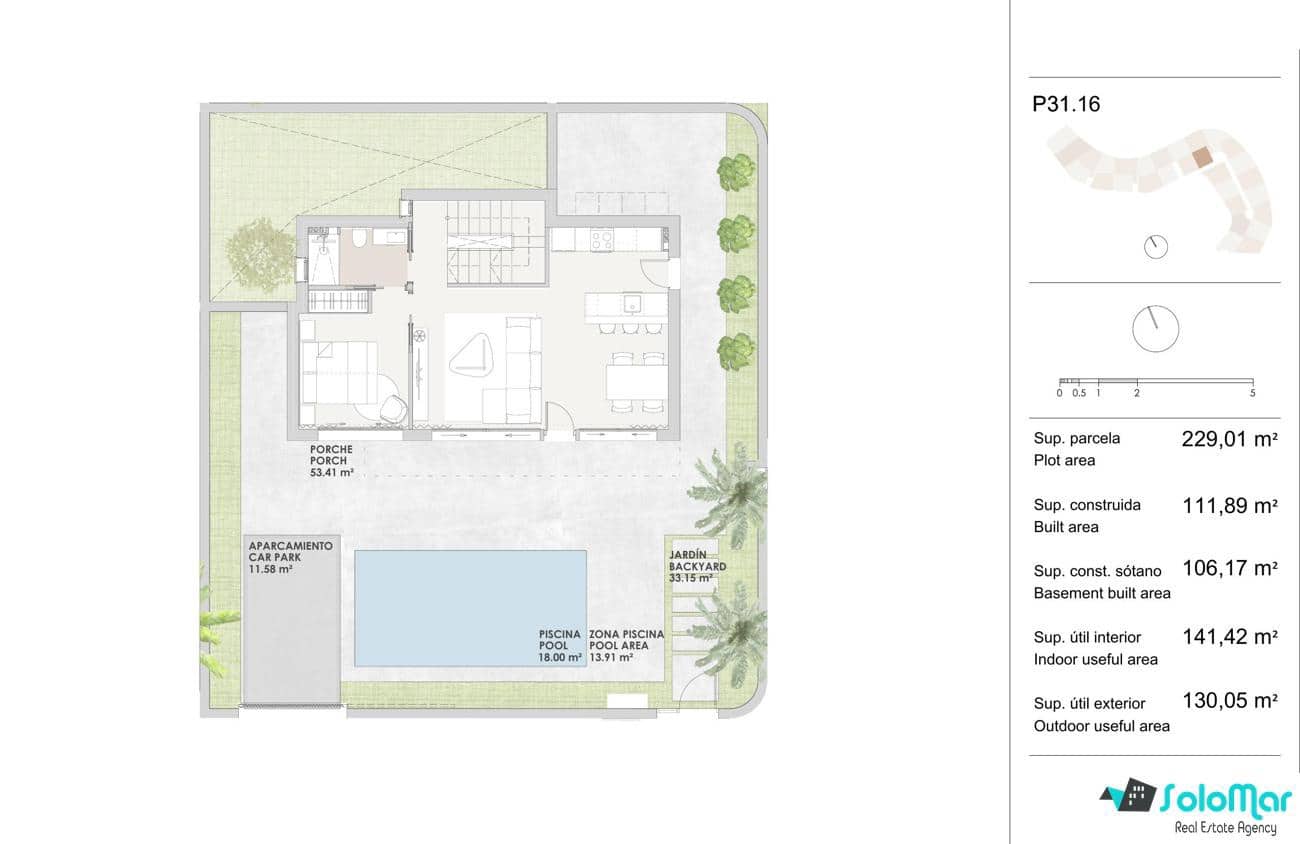 3 bedroom Villa for sale in Torre-Pacheco with pool - € 760,000 (Ref: 9170534)