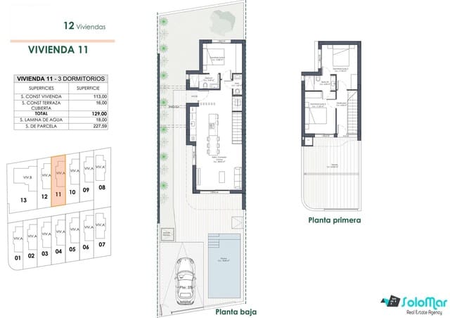 3 slaapkamer Villa te koop in Los Montesinos met zwembad - € 445.000 (Ref: 9620610)