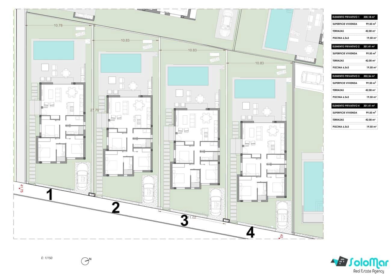 3 slaapkamer Villa te koop in Los Montesinos met zwembad - € 475.000 (Ref: 9620611)
