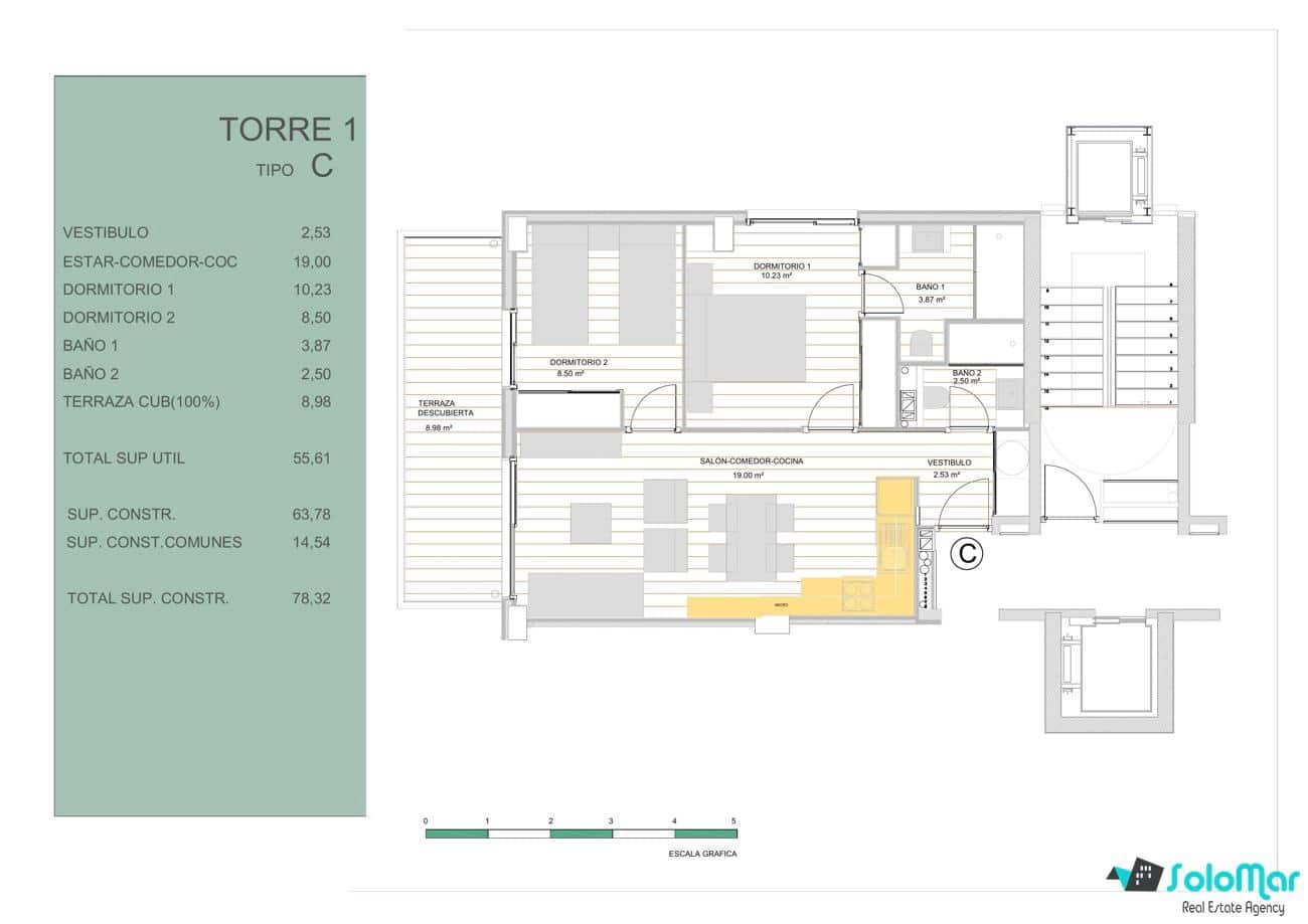2 slaapkamer Appartement te koop in Guardamar del Segura met zwembad - € 245.000 (Ref: 9681397)