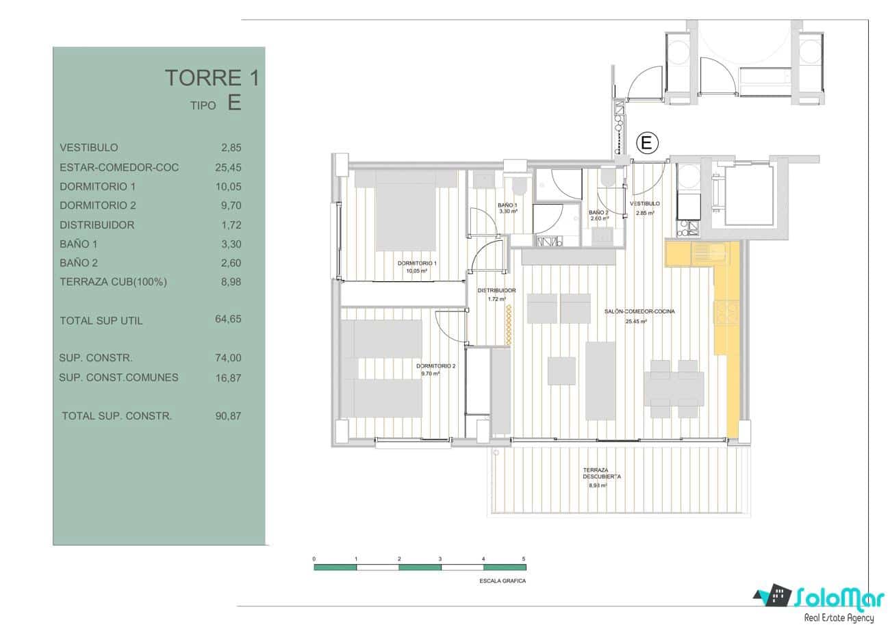 2 slaapkamer Appartement te koop in Guardamar del Segura met zwembad - € 245.000 (Ref: 9681397)