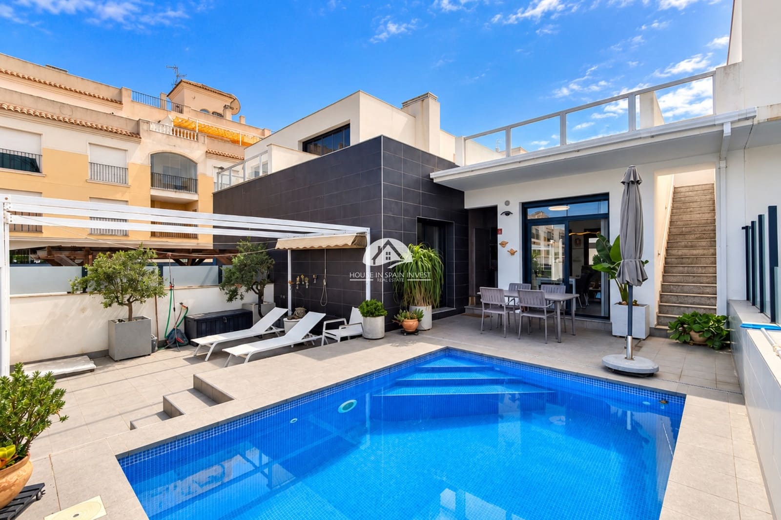 2 chambre Villa/Maison à vendre à Formentera del Segura avec piscine garage - 284 990 € (Ref: 10026179)