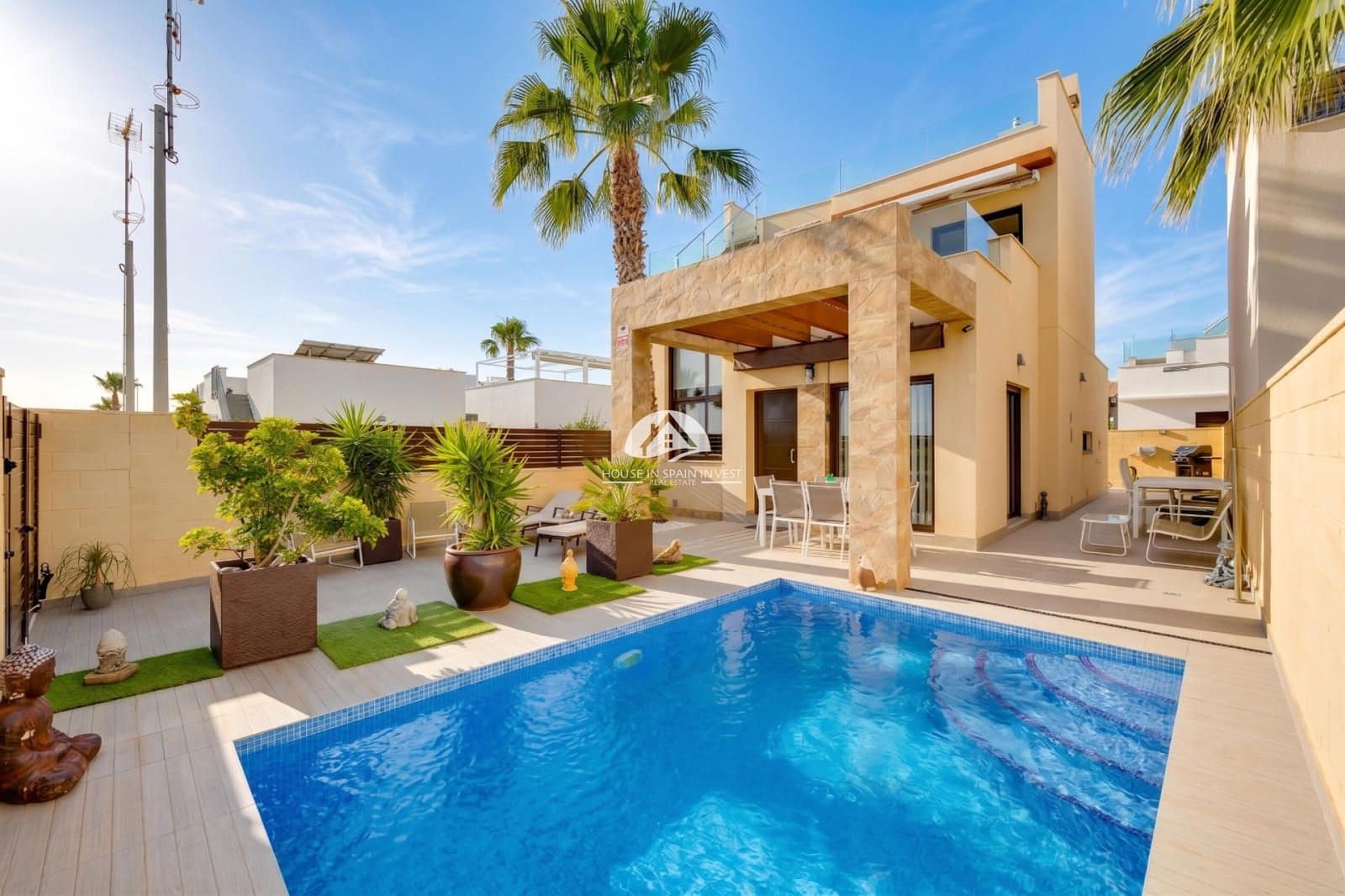 3 Zimmer Villa zu verkaufen in Ciudad Quesada mit Pool - 379.969 € (Ref: 10110332)