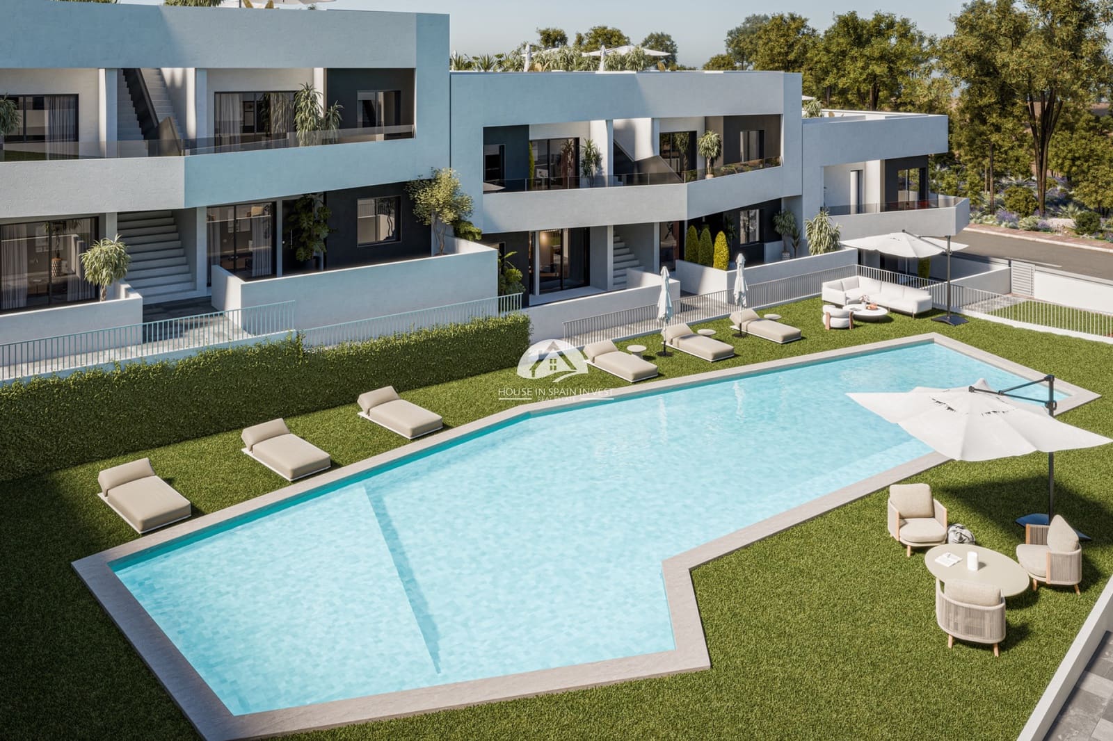 3 soveværelse Bungalow til salg i San Miguel de Salinas med swimmingpool - € 249.900 (Ref: 9759280)